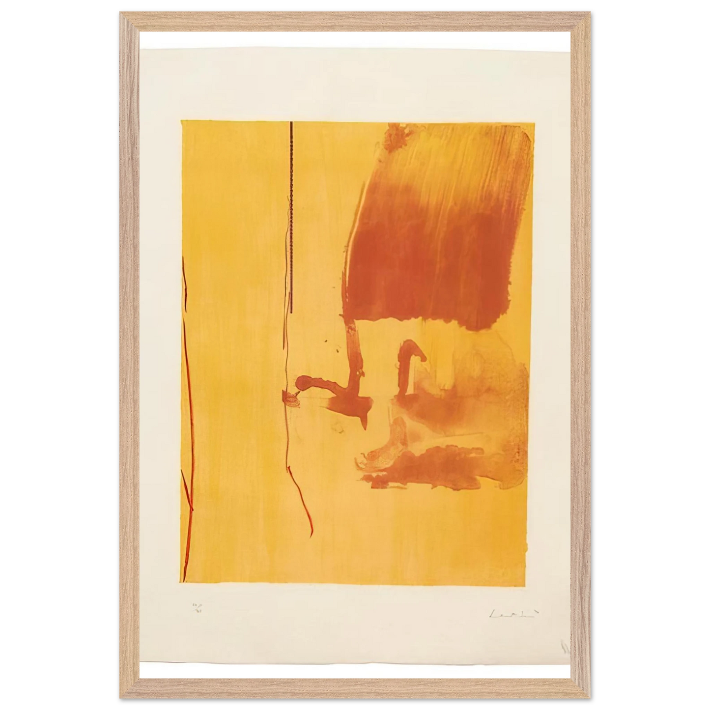 Helen Frankenthaler - Harvest - 1976 Wall art - 15x20 cm / 6x8 inches - Fine Art Poster-canvas - -