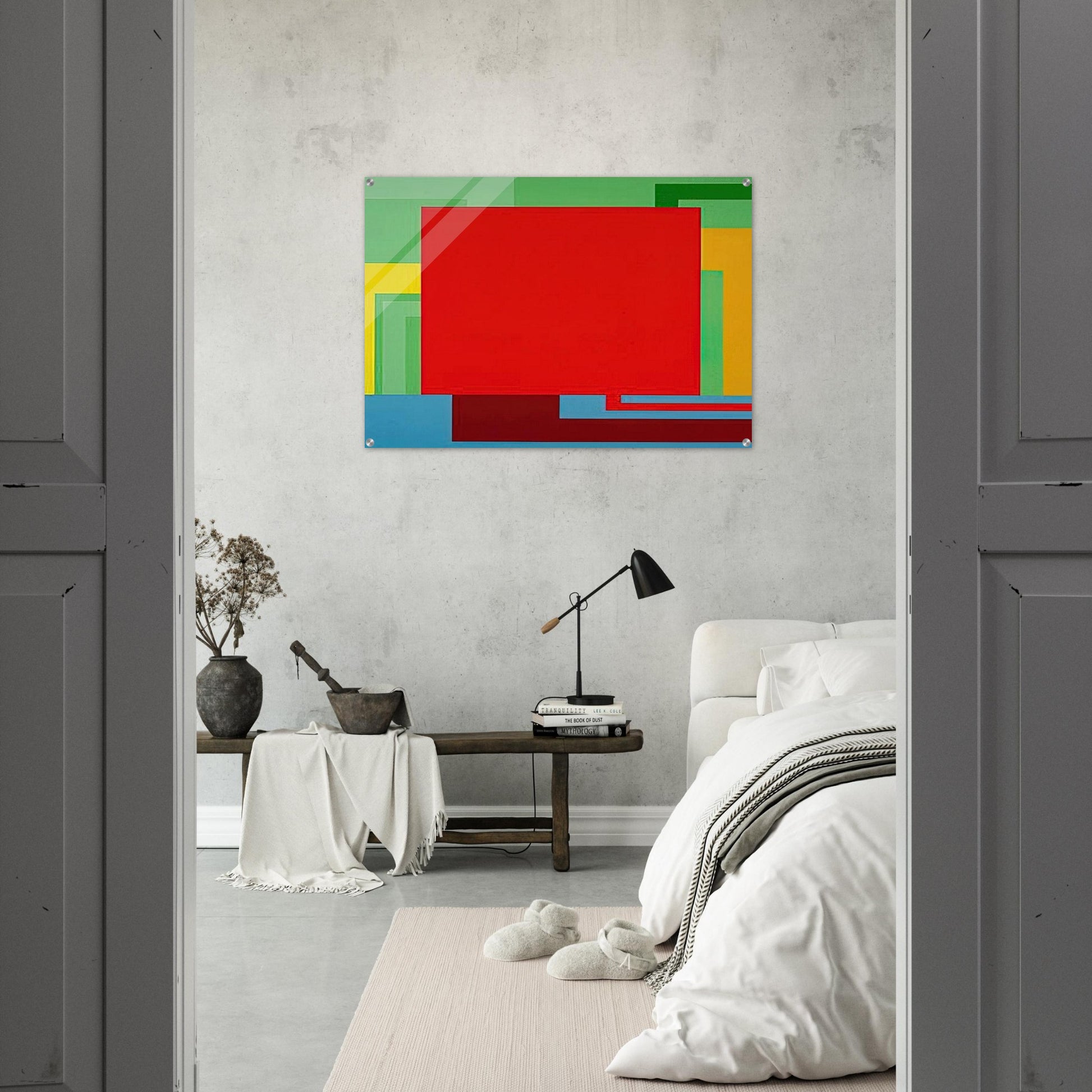 Soul Control - 1991 - Peter Halley Acrylic Print - 70x100 cm / 28x40″ inches