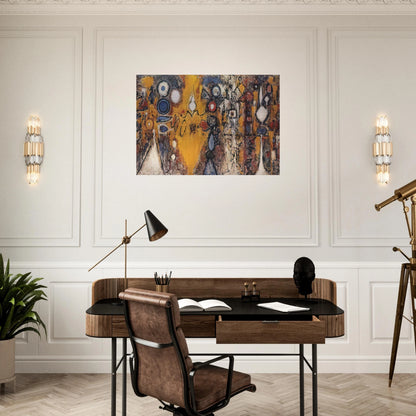 Number 1 - Richard Pousette-Dart Brushed Aluminum Print - 70x100 cm / 28x40 inches | Richard Pousette-Dart Aluminum Print | Richard Pousette-Dart Prints