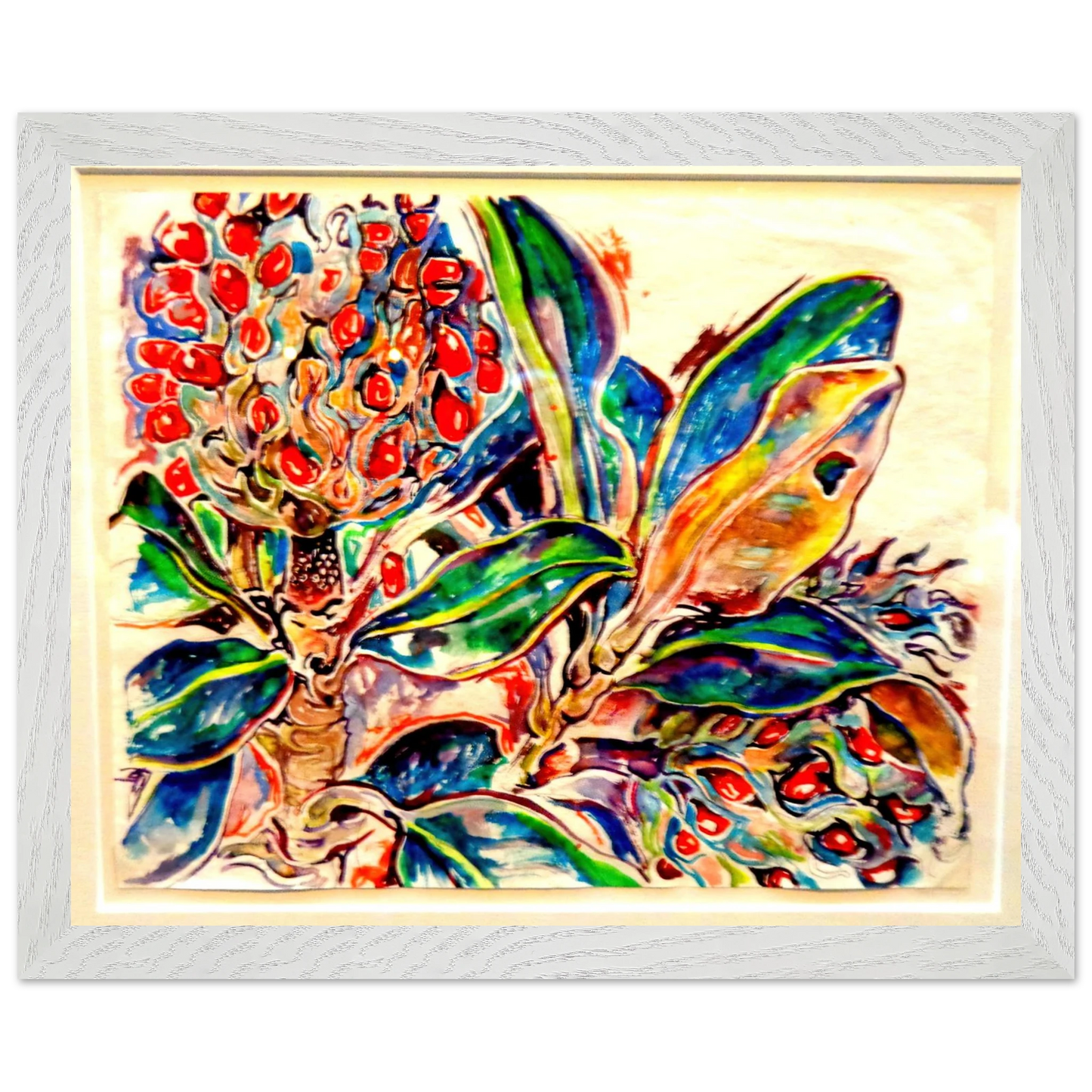 Walter Inglis Anderson - Walter Anderson Wall art - 40x50 cm / 16x20 inches - Premium Wooden Framed Poster With Fine Art Paper-canvas - White frame