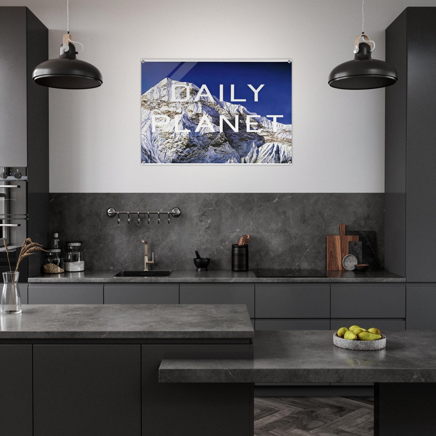 DAILY PLANET 2003 - Edward Ruscha Acrylic Print - 70x100 cm / 28x40″ inches