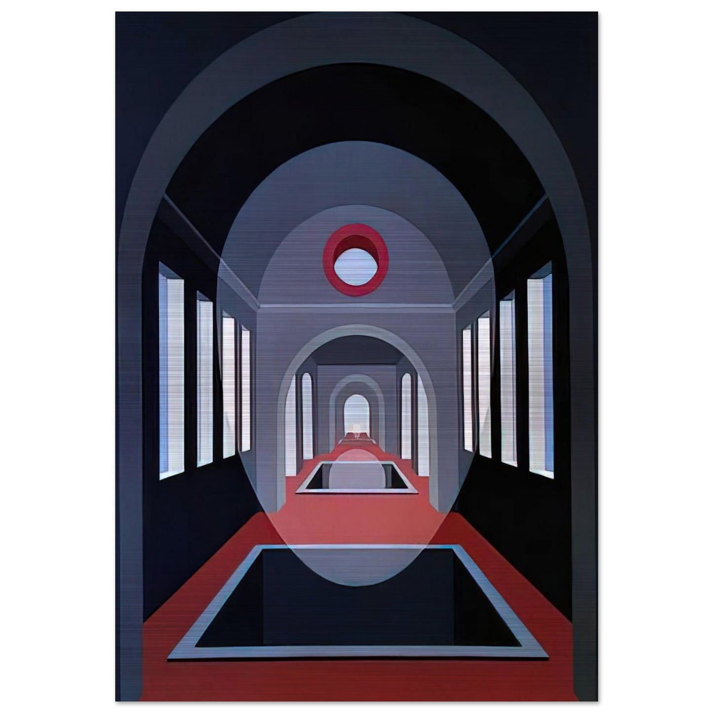 Transection #15 - 1972 - Clarence Holbrook Carter Brushed Aluminum Print - 70x100 cm / 28x40 inches | Clarence Holbrook Carter Aluminum Print | Clarence Holbrook Carter Prints