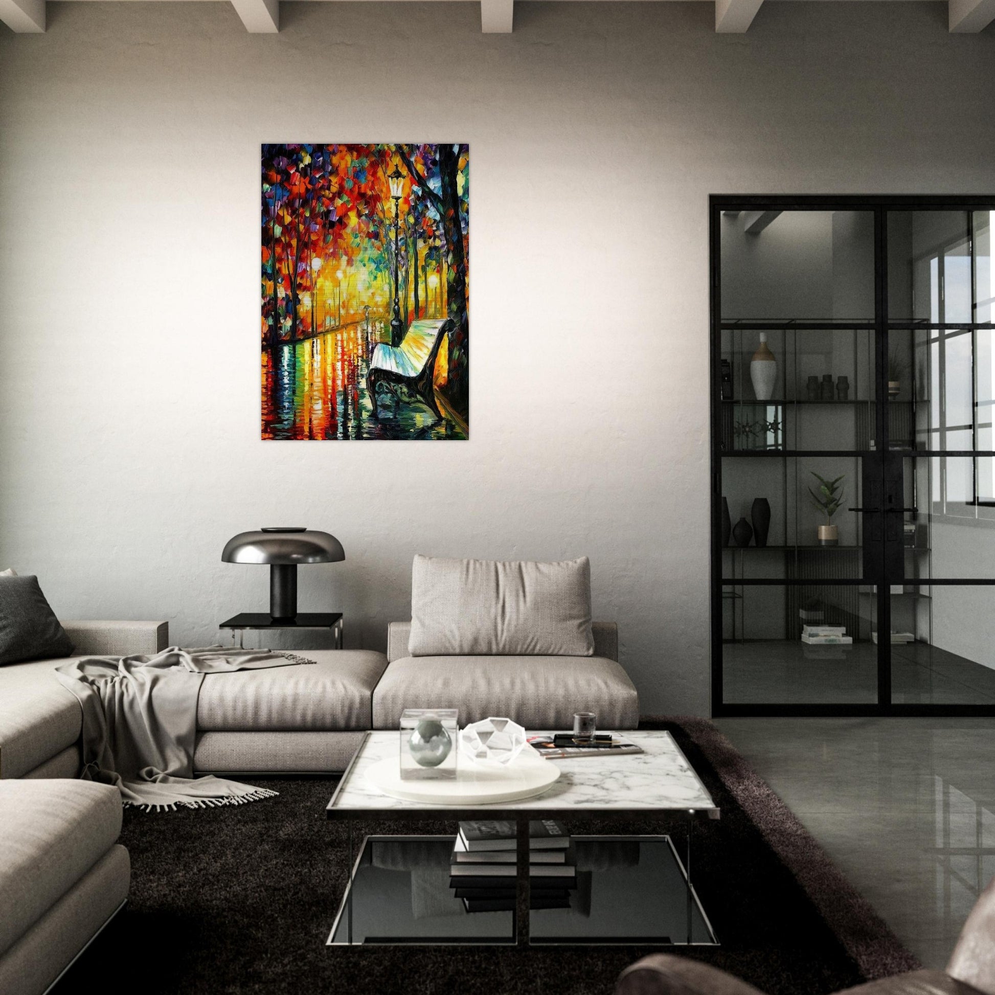 Leonid Afremov - Leonid Afremov Brushed Aluminum Print - 70x100 cm / 28x40 inches | Leonid Afremov Aluminum Print | Leonid Afremov Prints