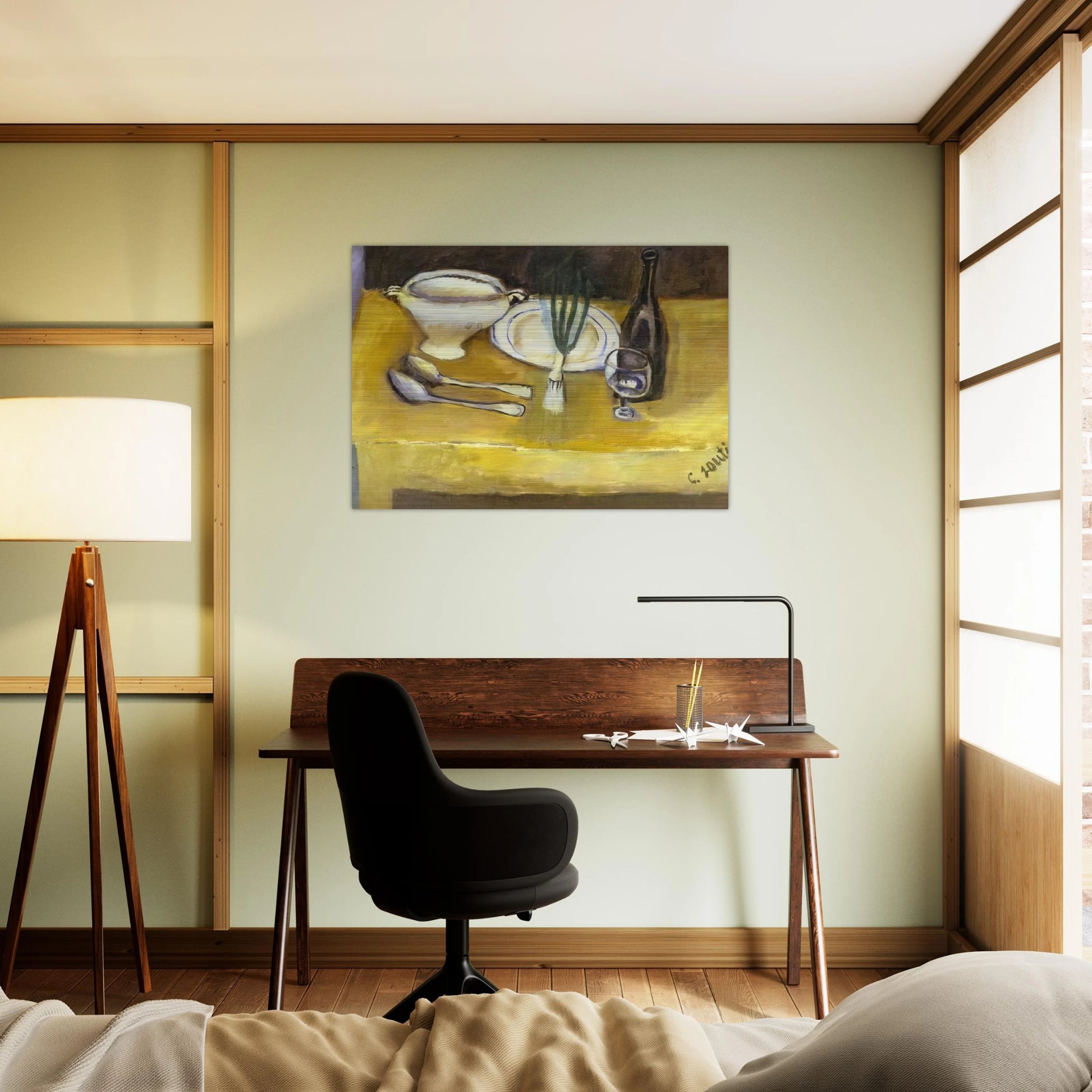 STILL LIFE WITH SOUP TUREEN - Chaim Soutine Brushed Aluminum Print - 70x100 cm / 28x40 inches | Chaim Soutine Aluminum Print | Chaim Soutine Prints
