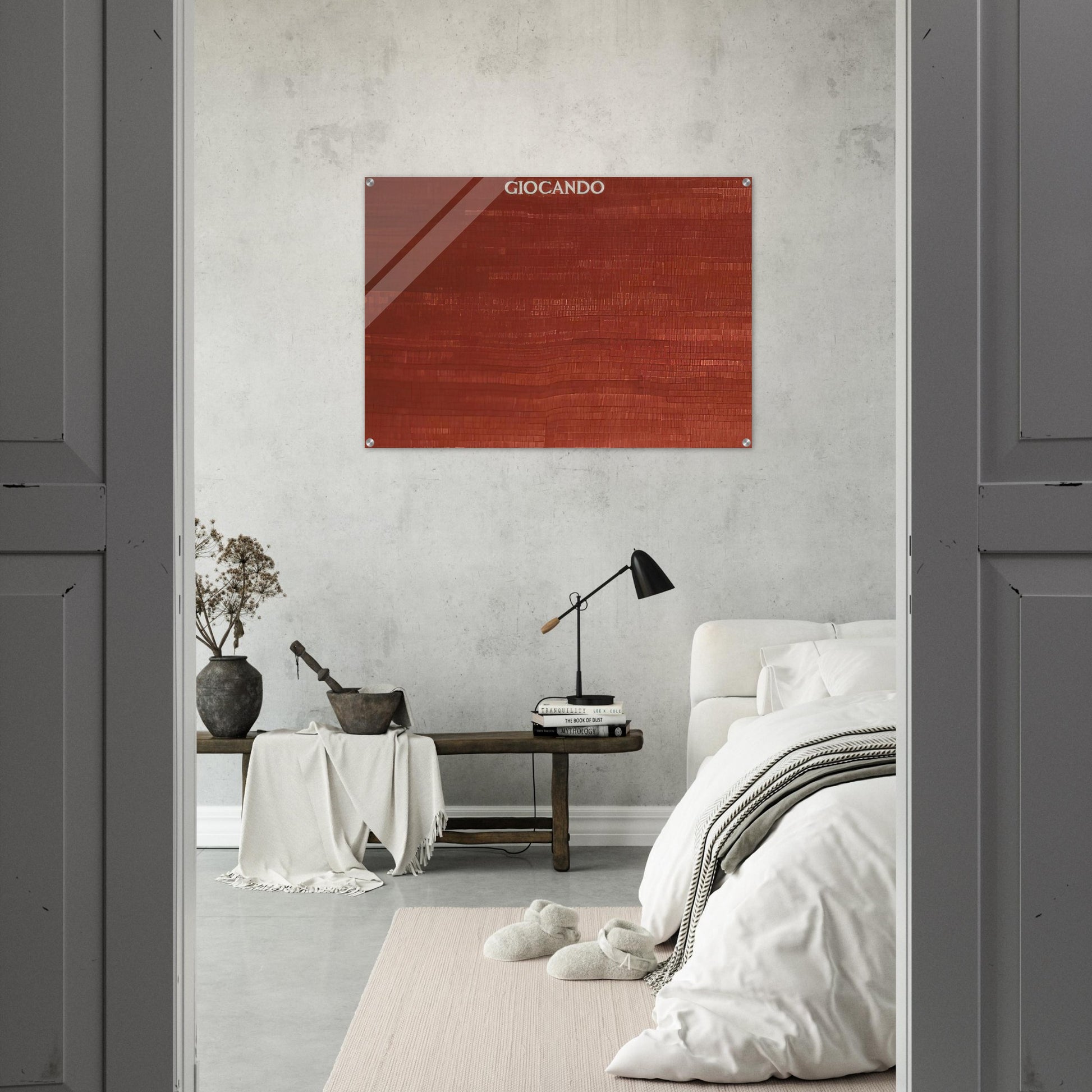 GIOCANDO - Alighiero Boetti Acrylic Print - 70x100 cm / 28x40″ inches | Alighiero Boetti Wall Art | Alighiero Boetti Prints