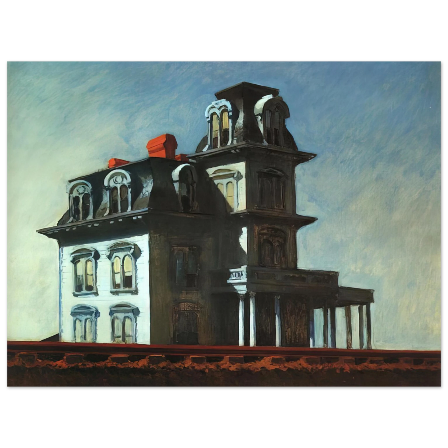 Edward Hopper - House by the Railroad Fine Art Poster