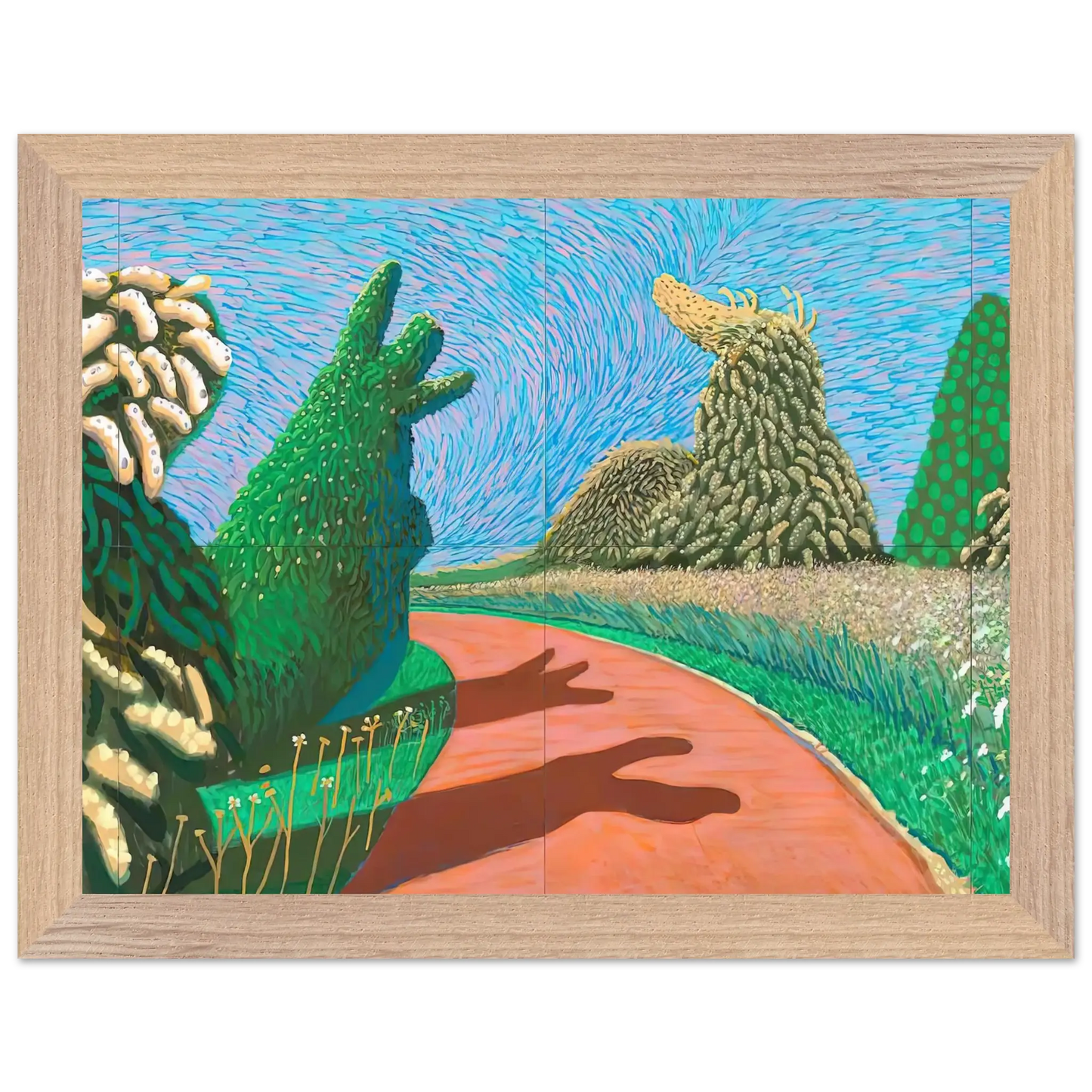 David Hockney - David Hockney Wall art - A0 (84.1 x 118.9  cm) - Fine Art Poster - -