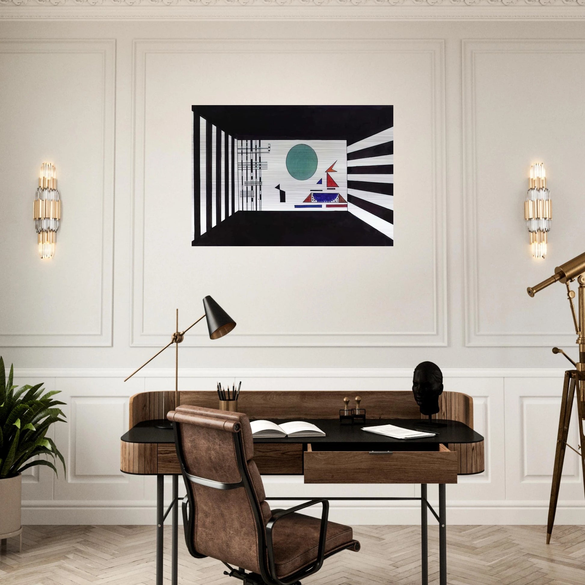 NOT_DETECTED_189367 - Wassily Kandinsky Brushed Aluminum Print - 70x100 cm / 28x40 inches | Wassily Kandinsky Aluminum Print | Wassily Kandinsky Prints