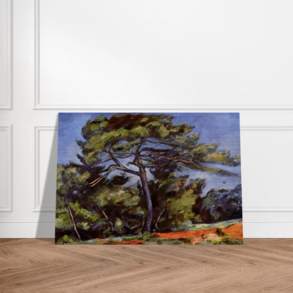 The Great Pine - Paul Cézanne Brushed Aluminum Print - 70x100 cm / 28x40 inches | Paul Cézanne Aluminum Print | Paul Cézanne Prints
