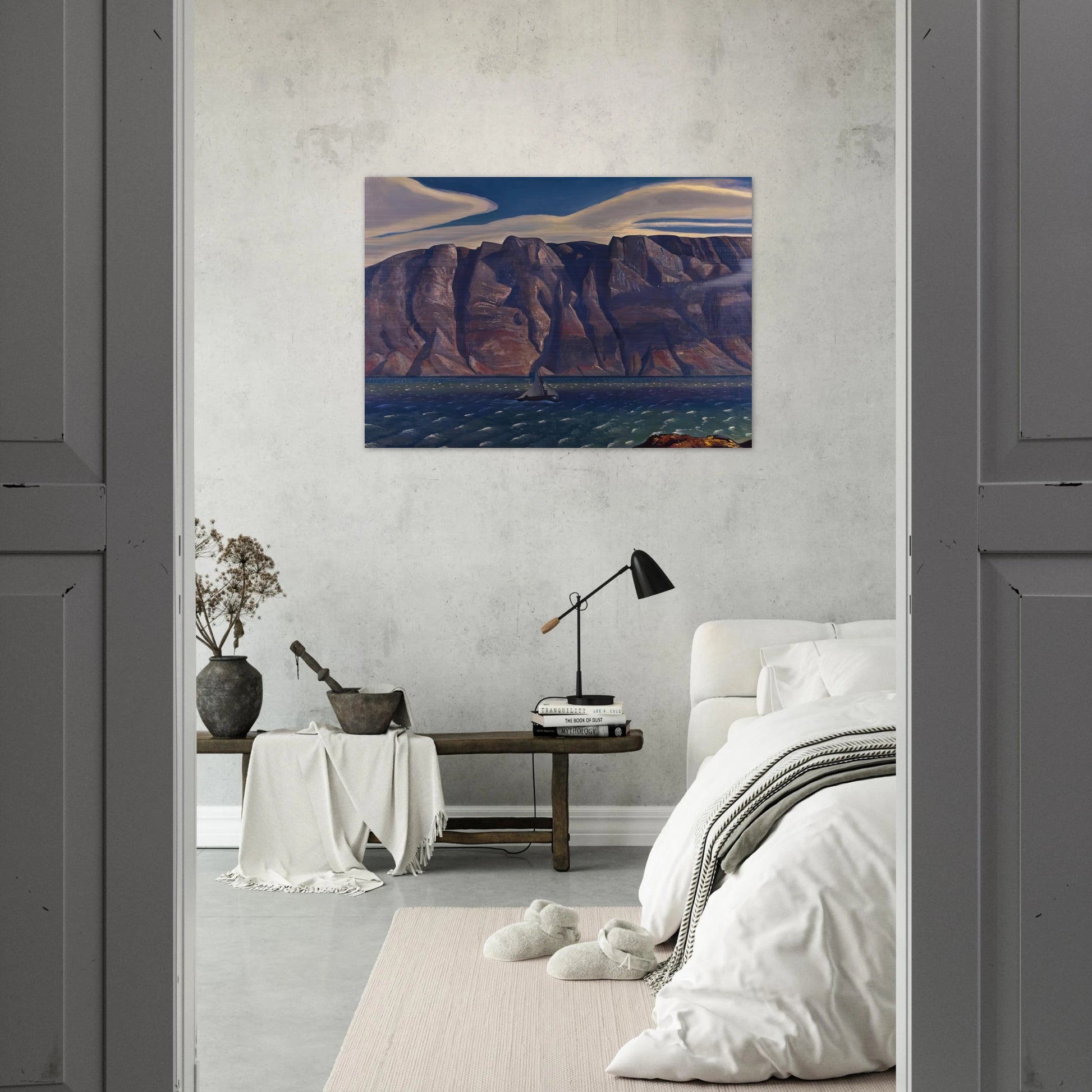 Squall, Greenland - Rockwell Kent Brushed Aluminum Print - 70x100 cm / 28x40 inches | Rockwell Kent Aluminum Print | Rockwell Kent Prints
