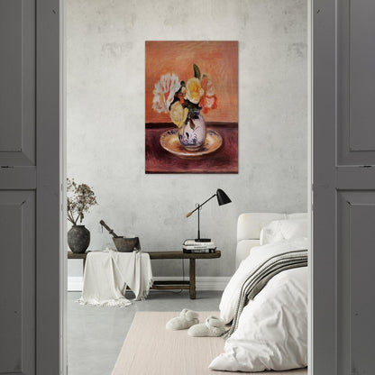 Vase of Flowers - Pierre-Auguste Renoir Brushed Aluminum Print - 70x100 cm / 28x40 inches | Pierre-Auguste Renoir Aluminum Print | Pierre-Auguste Renoir Prints