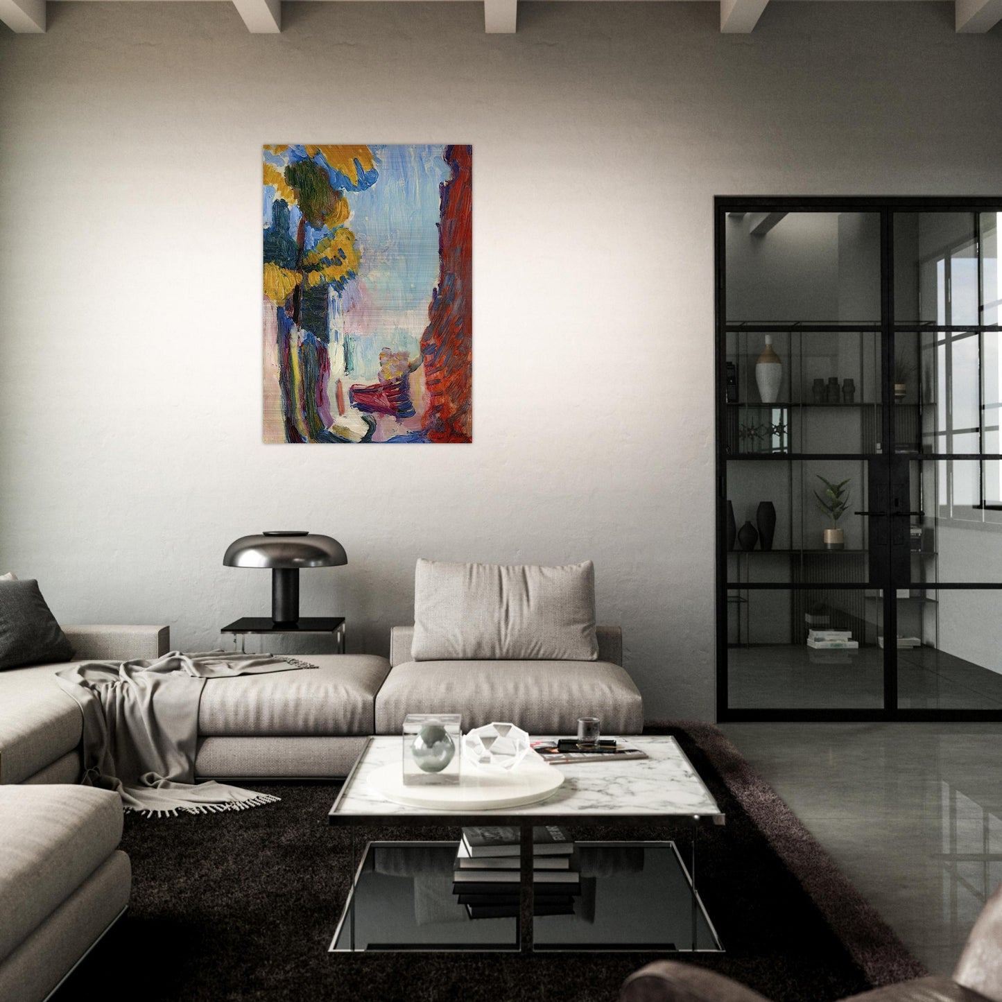 ARCUEIL 1899 - Henri Matisse Brushed Aluminum Print - 70x100 cm / 28x40 inches | Henri Matisse Aluminum Print | Henri Matisse Prints