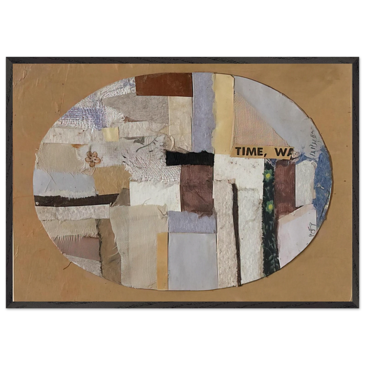Number 159 - 1948 - Anne Ryan 70x100 cm / 28x40 inches Framed Art Print – Black Wooden Frame