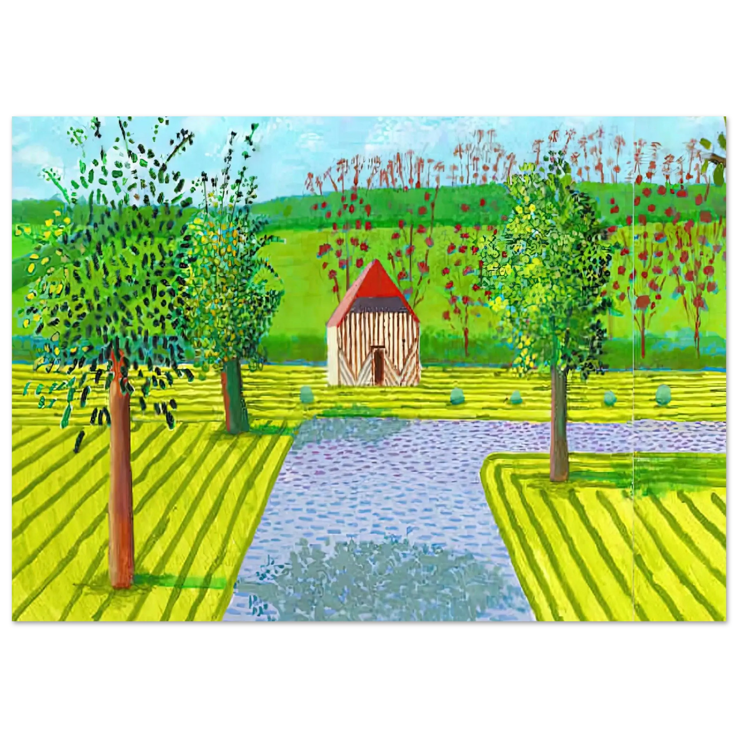 David Hockney - David Hockney Wall art - 45x60 cm / 18x24 Inches - Fine Art Poster - -