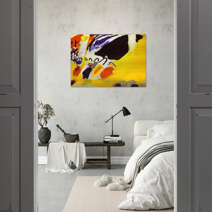 IMPRESSION III CONCERT 1911 - Wassily Kandinsky Brushed Aluminum Print - 70x100 cm / 28x40 inches | Wassily Kandinsky Aluminum Print | Wassily Kandinsky Prints