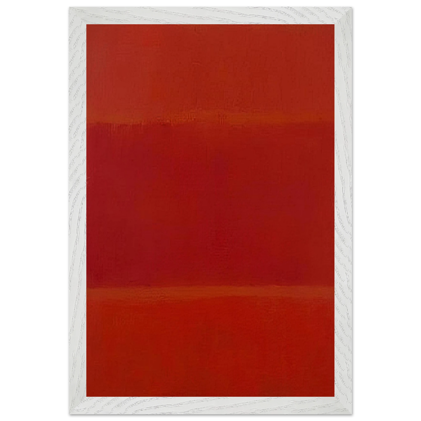 Mark Rothko - Red and Orange - 1955 Wall Art - 60x80 cm / 24x32 inches - Premium Wooden Framed Poster With Fine Art Paper-canvas - Black frame