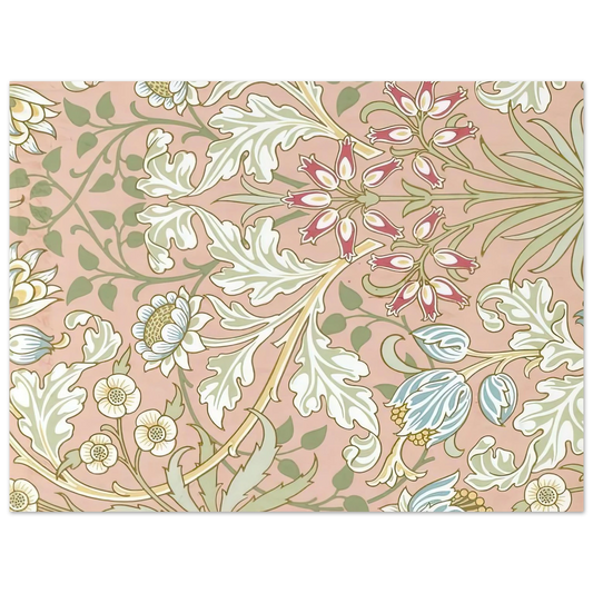 William Morris - WALLPAPER HYACINTH PATTERN 480 1917 Fine Art Poster