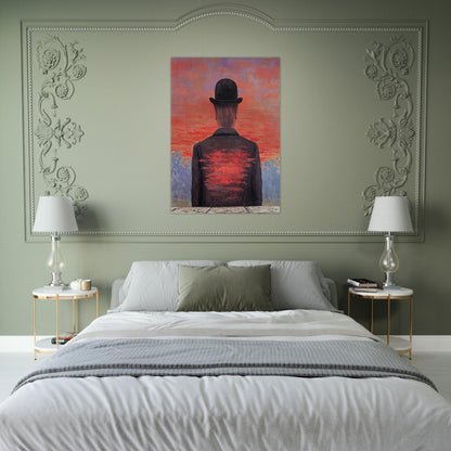 THE POET RECOMPENSED 1956 - Rene Magritte Brushed Aluminum Print - 70x100 cm / 28x40 inches | Rene Magritte Aluminum Print | Rene Magritte Prints