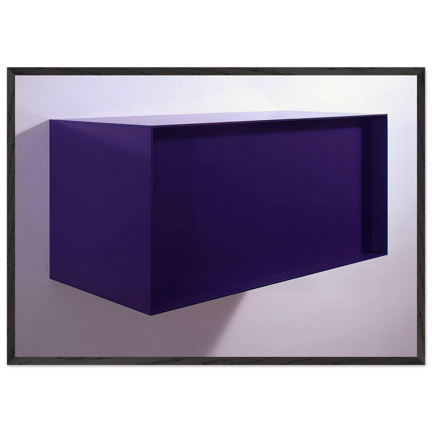 Untitled DJ 77-18 Meter Box - 1977 - Donald Judd 70x100 cm / 28x40 inches Framed Art Print – Black Wooden Frame