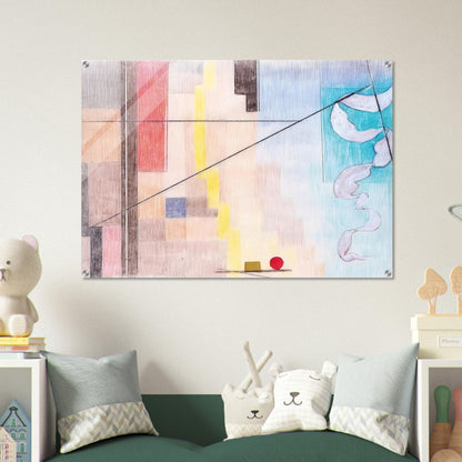 Die Kontraste - Abstract Art - Johannes Itten Acrylic Print - 70x100 cm / 28x40″ inches