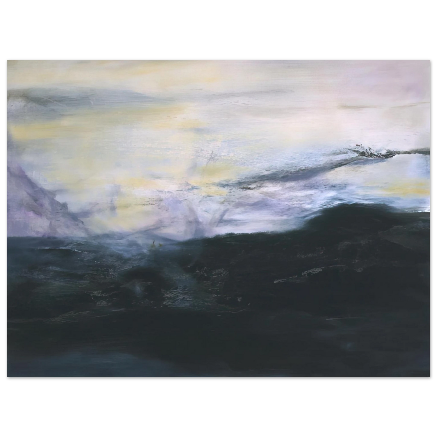 Zao Wou-Ki - 15 02 2001 2001  75x100 cm / 30x40inches Fine Art Poster
