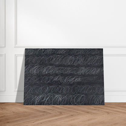 Cold Stream - Cy Twombly Brushed Aluminum Print - 70x100 cm / 28x40 inches | Cy Twombly Aluminum Print | Cy Twombly Prints