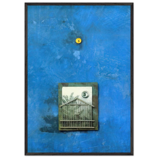 Sanctuary - Max Ernst 70x100 cm / 28x40 inches Framed Art Print – Black Wooden Frame