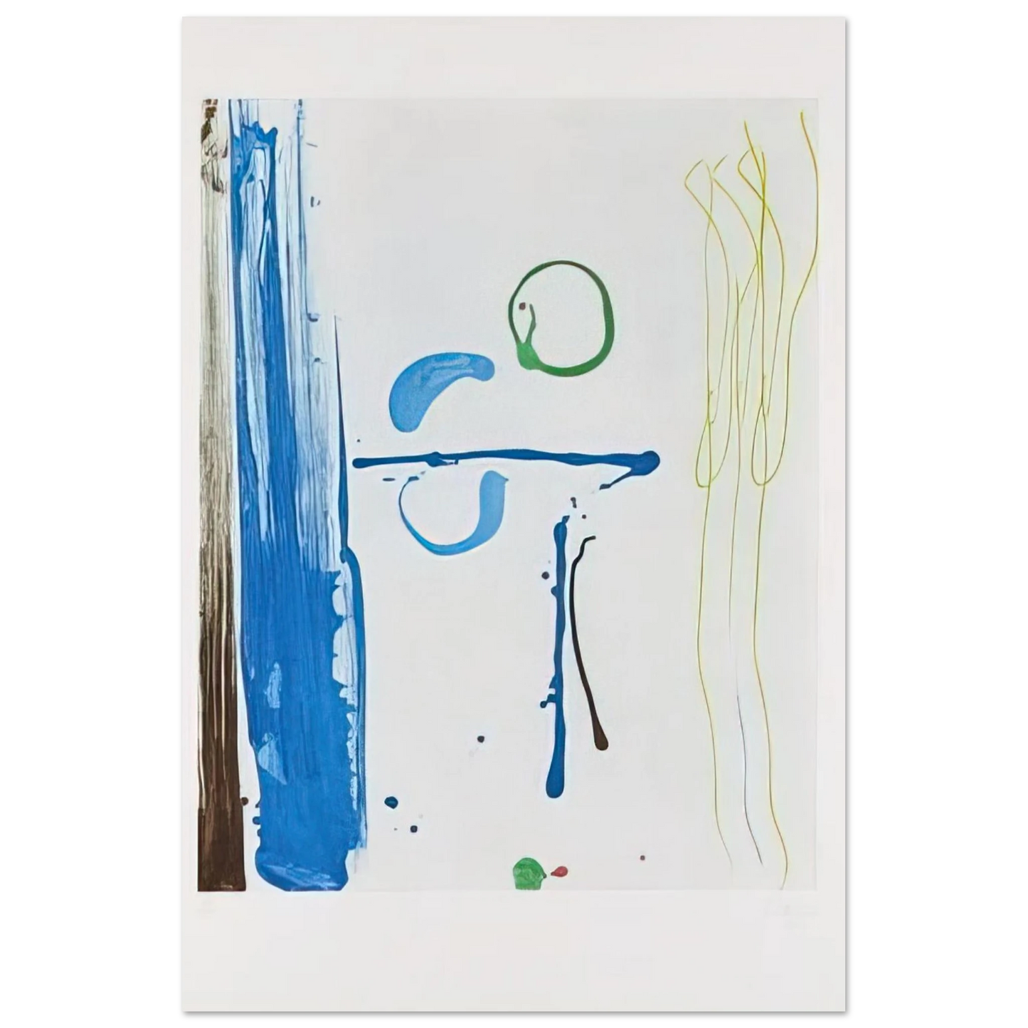 Helen Frankenthaler - Sunshine After Rain - 1987 Wall art - 30x45 cm / 12x18 inches - Fine Art Poster-canvas - -