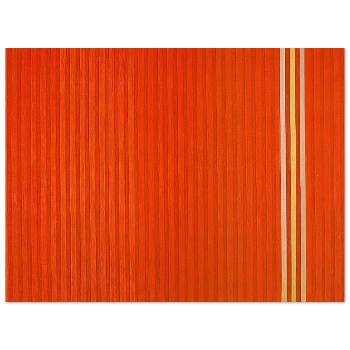 Gene Davis - Red Devil - 1959  75x100 cm / 30x40inches Fine Art Poster