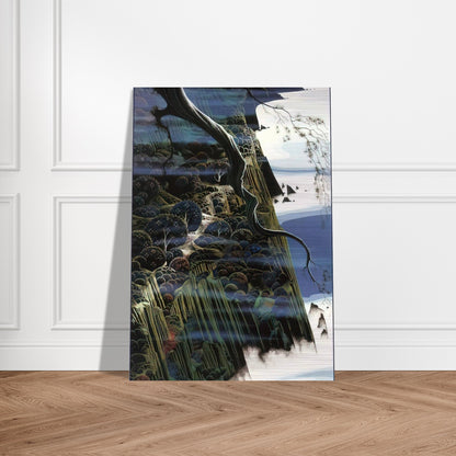 From Out of the Sea - Eyvind Earle Brushed Aluminum Print - 70x100 cm / 28x40 inches | Eyvind Earle Aluminum Print | Eyvind Earle Prints