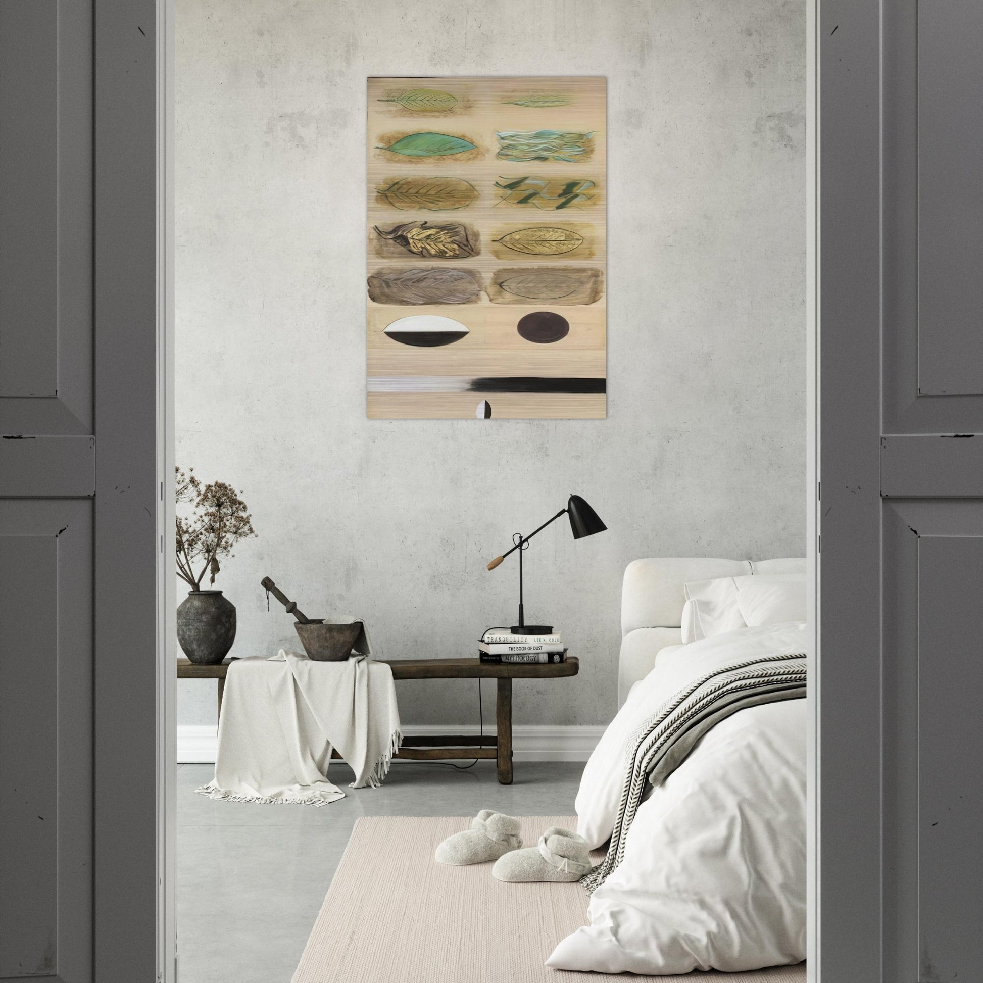 Life Cycle of a Leaf - Expressionism - Morris Graves Brushed Aluminum Print - 70x100 cm / 28x40 inches | Morris Graves Aluminum Print | Morris Graves Prints
