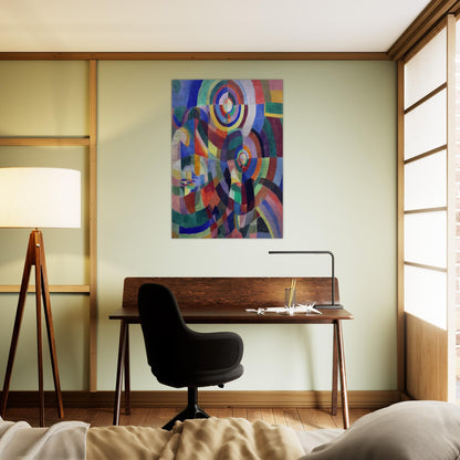 ELECTRIC PRISMS 1 - Sonia Delaunay Brushed Aluminum Print - 70x100 cm / 28x40 inches | Sonia Delaunay Aluminum Print | Sonia Delaunay Prints