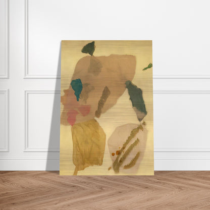 Lemon Yellow - 1950 - Kenzo Okada Brushed Aluminum Print - 70x100 cm / 28x40 inches | Kenzo Okada Aluminum Print | Kenzo Okada Prints