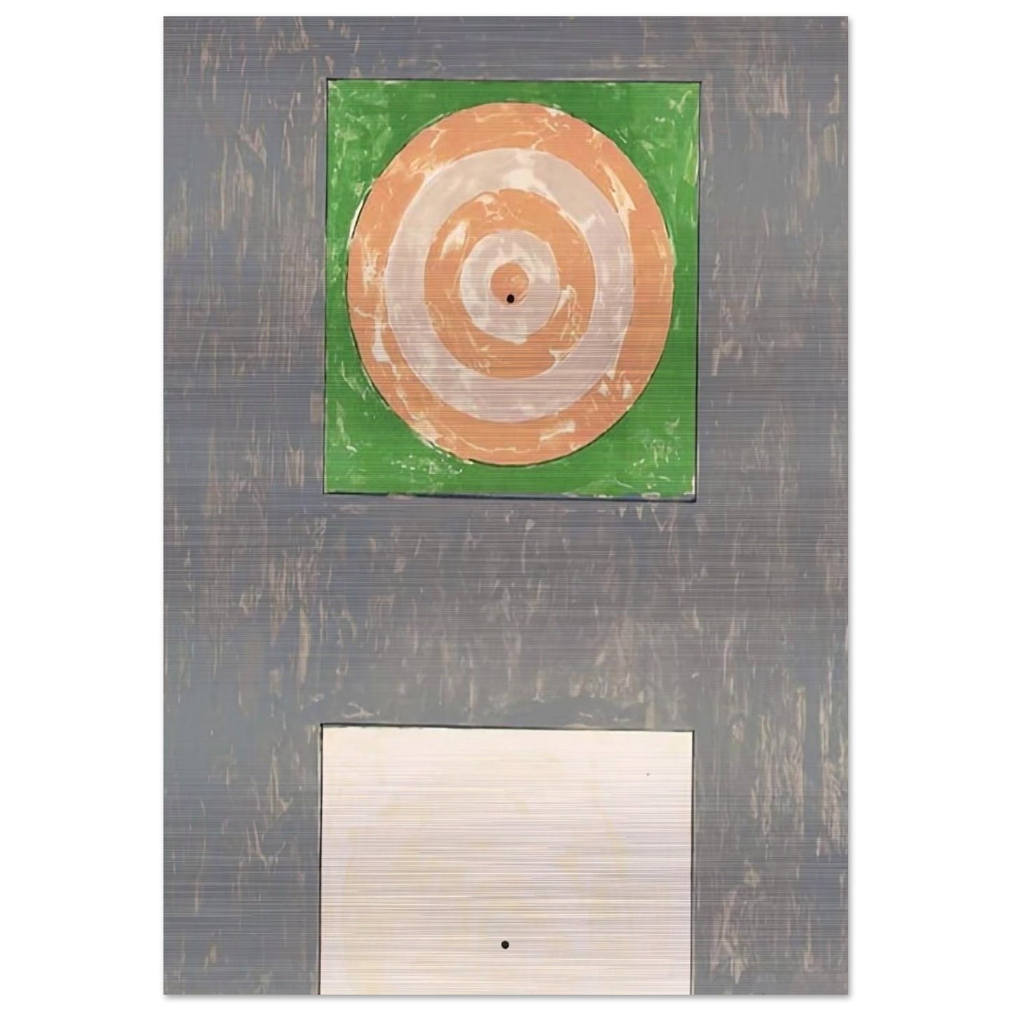 TARGETS ULAE 41 - Jasper Johns Brushed Aluminum Print - 70x100 cm / 28x40 inches | Jasper Johns Aluminum Print | Jasper Johns Prints