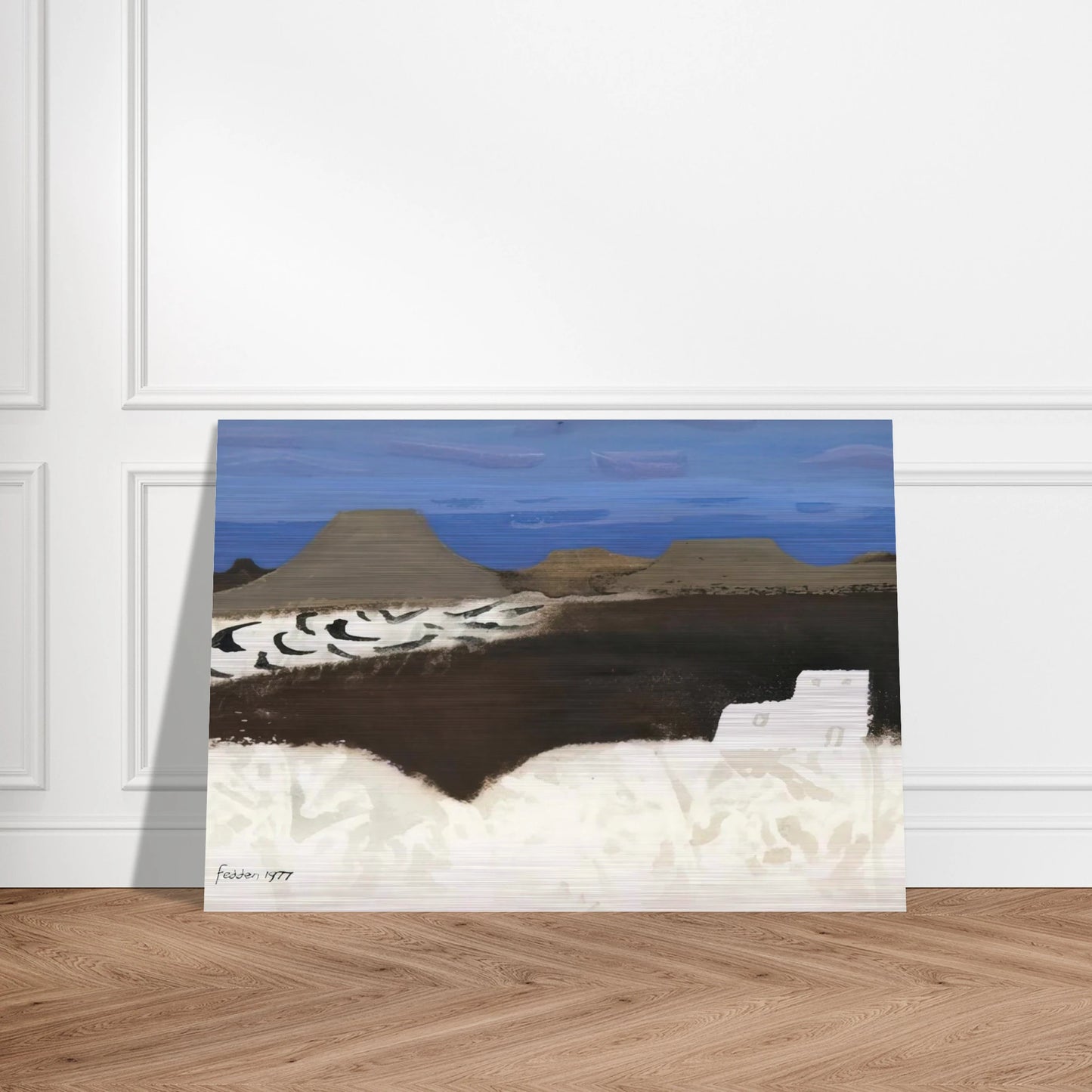 Lanzarote - 1977 - Mary Fedden Brushed Aluminum Print - 70x100 cm / 28x40 inches | Mary Fedden Aluminum Print | Mary Fedden Prints