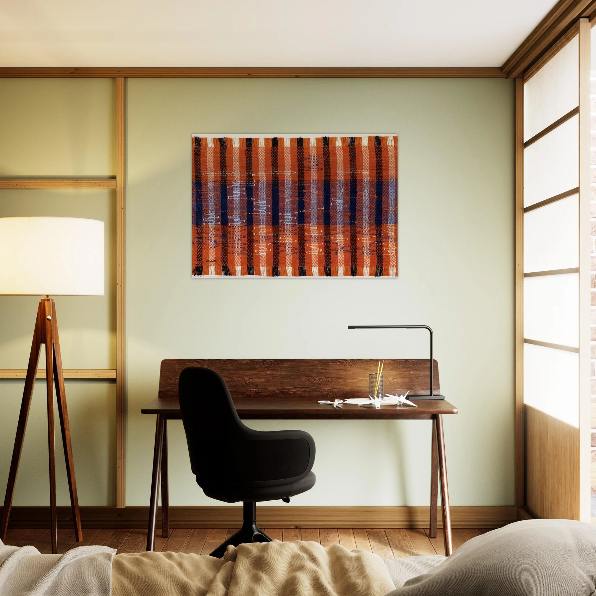 INTERSECTING 1962 - Anni Albers Brushed Aluminum Print - 70x100 cm / 28x40 inches | Anni Albers Aluminum Print | Anni Albers Prints