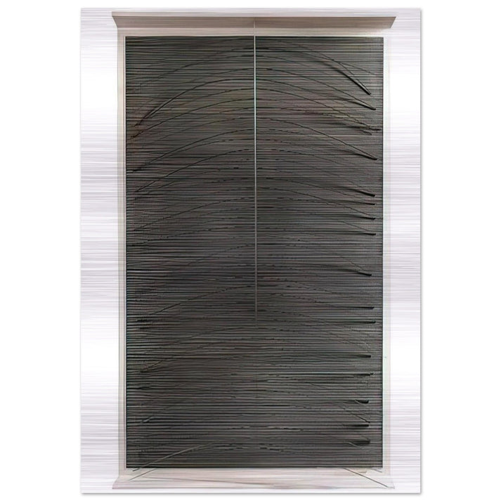 LA COURVE BLEUE 1965 - Jesus Rafael Soto Brushed Aluminum Print - 70x100 cm / 28x40 inches | Jesus Rafael Soto Aluminum Print | Jesus Rafael Soto Prints