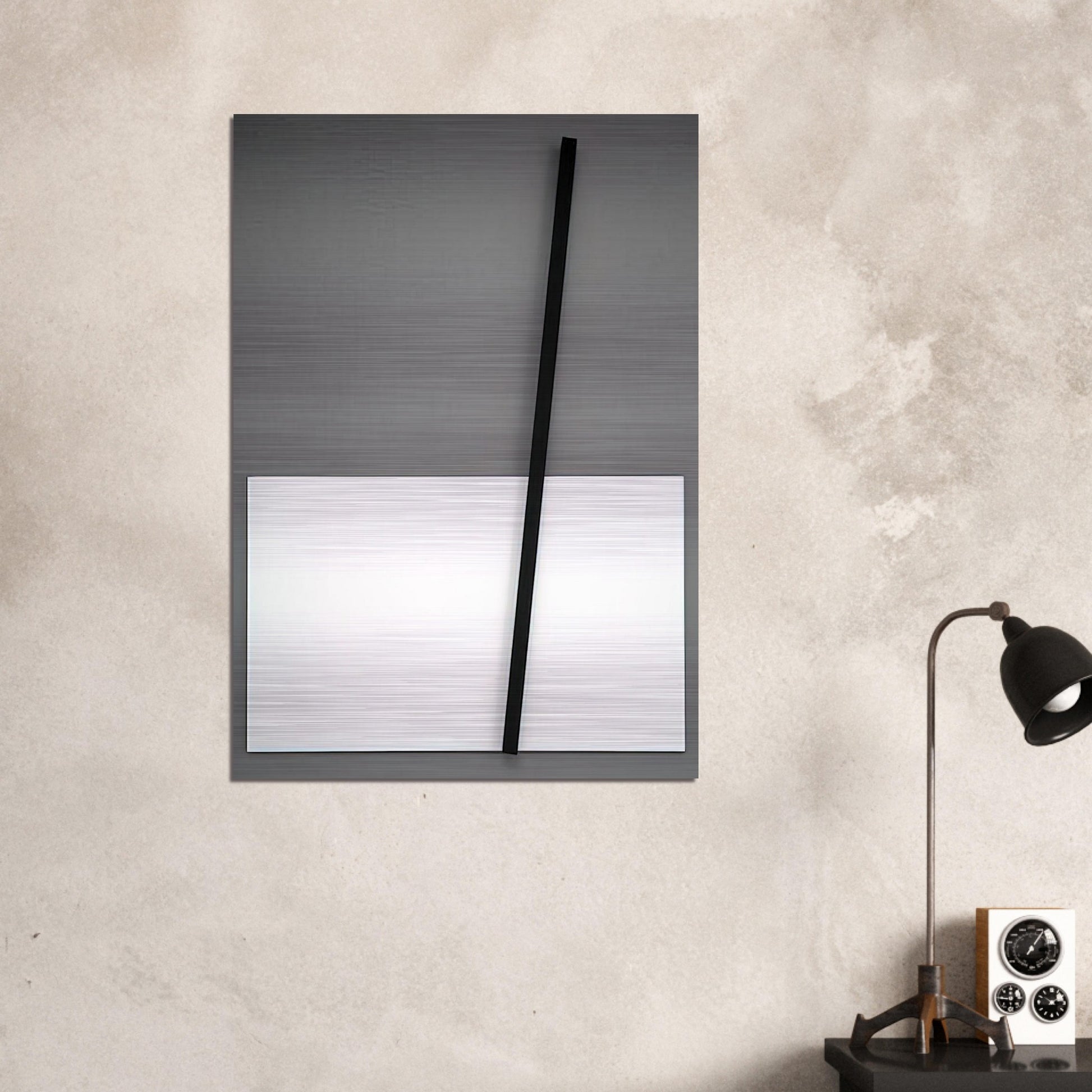 Untitled from Splints - Mira Schendel Brushed Aluminum Print - 70x100 cm / 28x40 inches | Mira Schendel Aluminum Print | Mira Schendel Prints