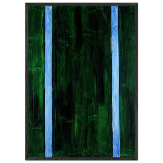 Untitled 1090 - 1990 - Gunther Forg 70x100 cm / 28x40 inches Framed Art Print – Black Wooden Frame