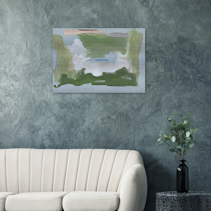 Lush Spring, 1975- - Helen Frankenthaler Brushed Aluminum Print - 70x100 cm / 28x40 inches | Helen Frankenthaler Aluminum Print | Helen Frankenthaler Prints