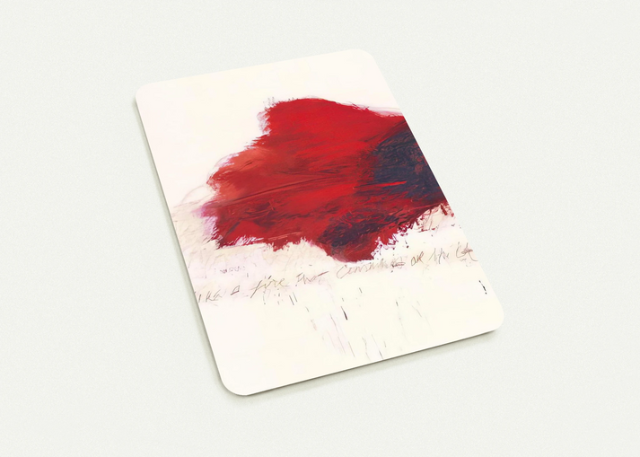 Fifty Days at Iliam. The Fire that Consumes All before It By Cy Twombly Pack of 10 Post Cards | Cy Twombly Post Cards | A6 (10.5 x 14.8 cm) - 4.1 x 5.8 inches