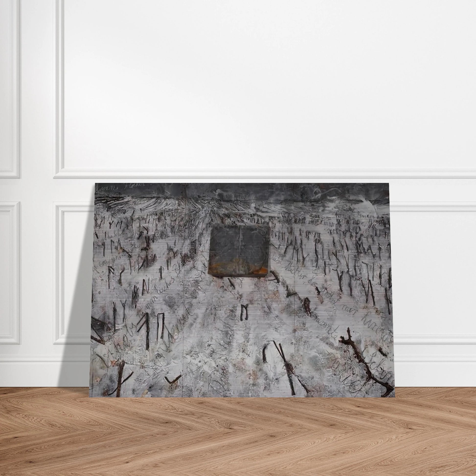 BLACK FLAKES 2006 - Anselm Kiefer Brushed Aluminum Print - 70x100 cm / 28x40 inches | Anselm Kiefer Aluminum Print | Anselm Kiefer Prints