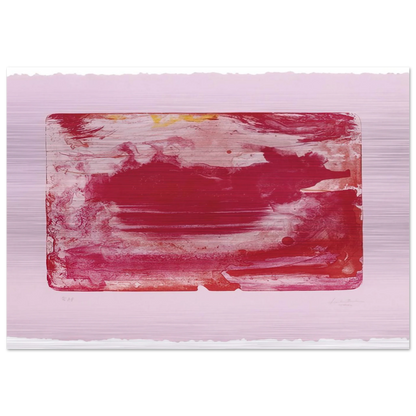 The Red Sea - 1982 - Helen Frankenthaler Brushed Aluminum Print - 70x100 cm / 28x40 inches | Helen Frankenthaler Aluminum Print | Helen Frankenthaler Prints