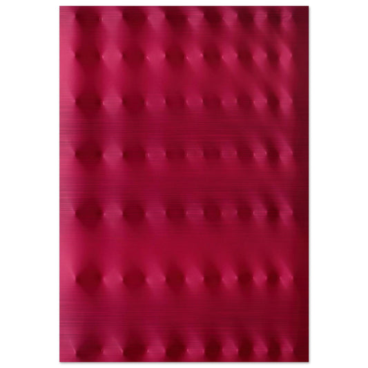 Superficie rossa - 2006 - Enrico Castellani Brushed Aluminum Print - 70x100 cm / 28x40 inches | Enrico Castellani Aluminum Print | Enrico Castellani Prints