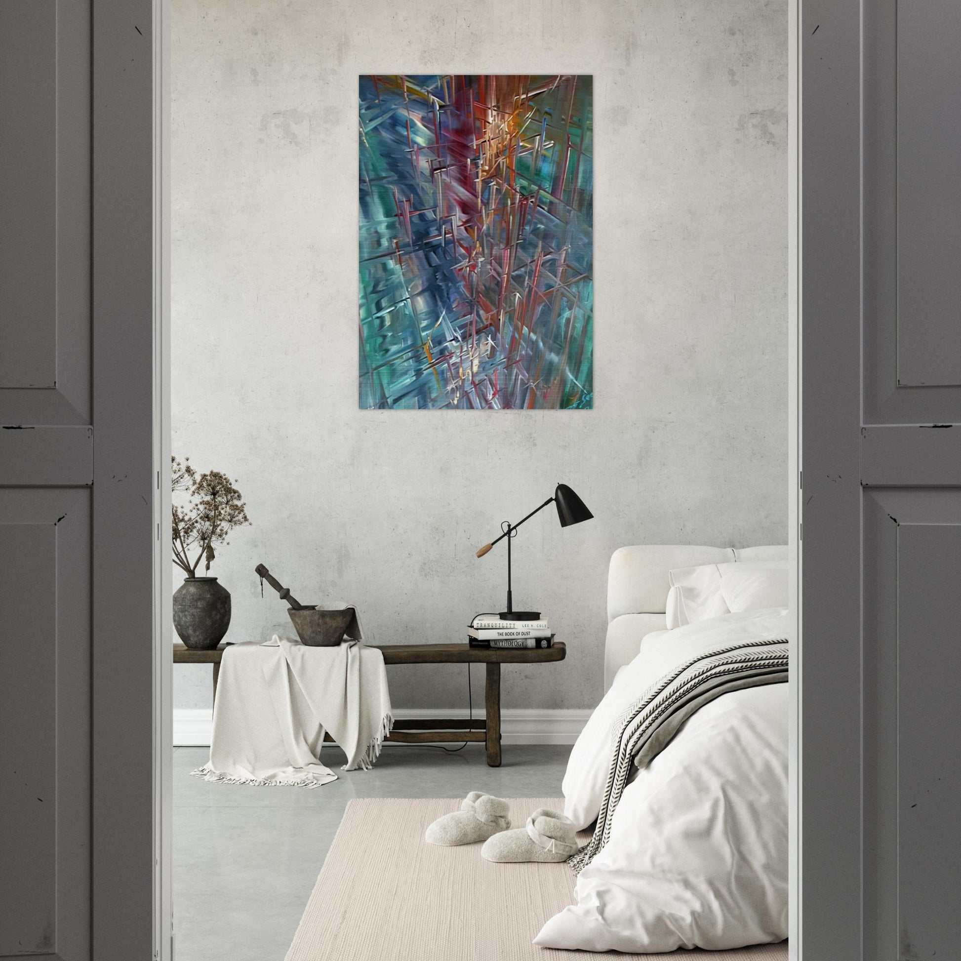 Calculating Space - Konrad Zuse Brushed Aluminum Print - 70x100 cm / 28x40 inches | Konrad Zuse Aluminum Print | Konrad Zuse Prints