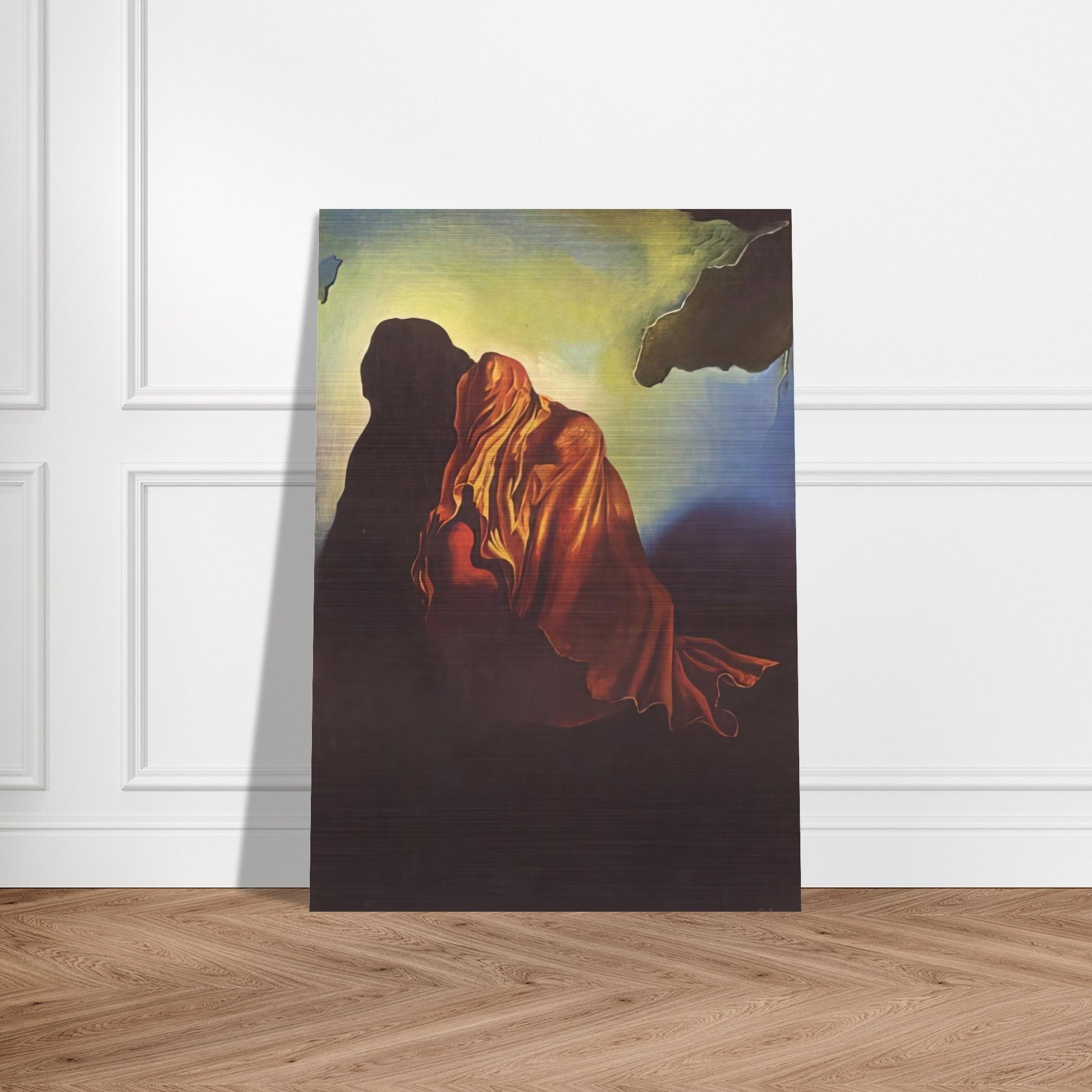 THE VEILED HEART - Salvador Dali Brushed Aluminum Print - 70x100 cm / 28x40 inches | Salvador Dali Aluminum Print | Salvador Dali Prints
