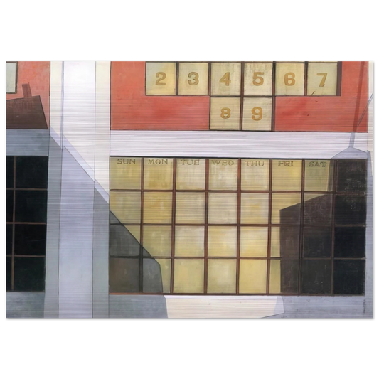 Business - 1921 - Charles Demuth Brushed Aluminum Print - 70x100 cm / 28x40 inches | Charles Demuth Aluminum Print | Charles Demuth Prints