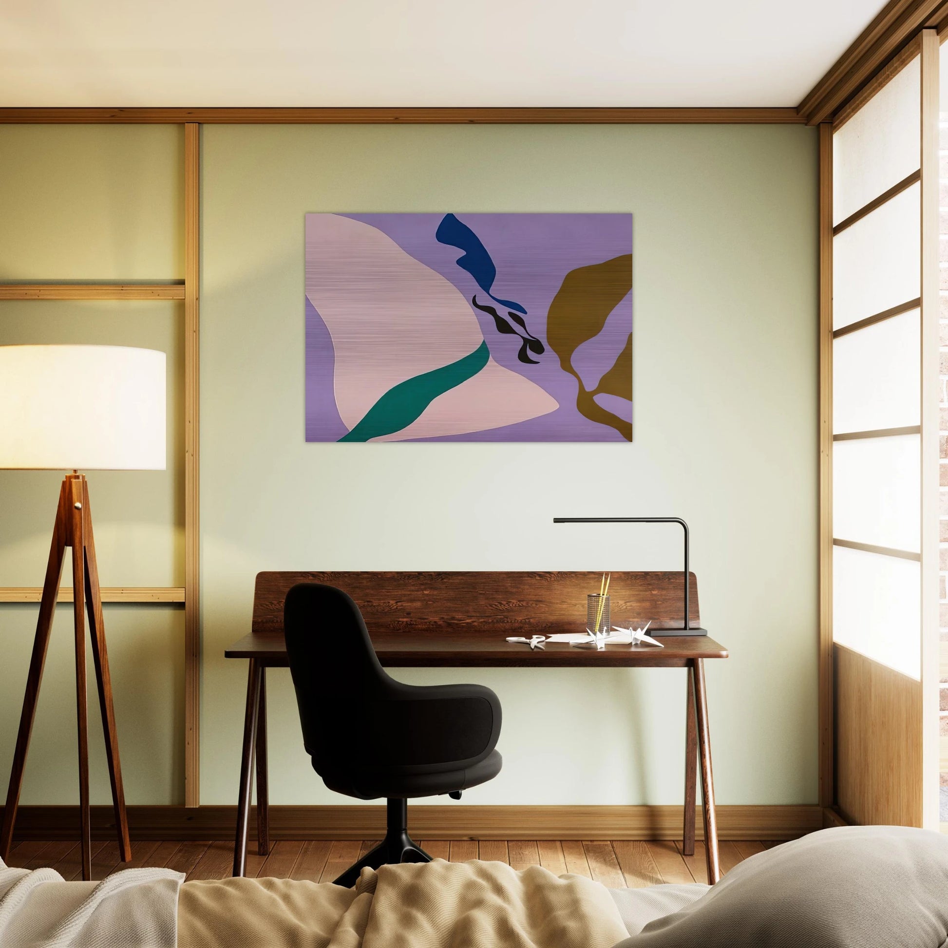 Untitled - 1968 - Ray Parker Brushed Aluminum Print - 70x100 cm / 28x40 inches | Ray Parker Aluminum Print | Ray Parker Prints