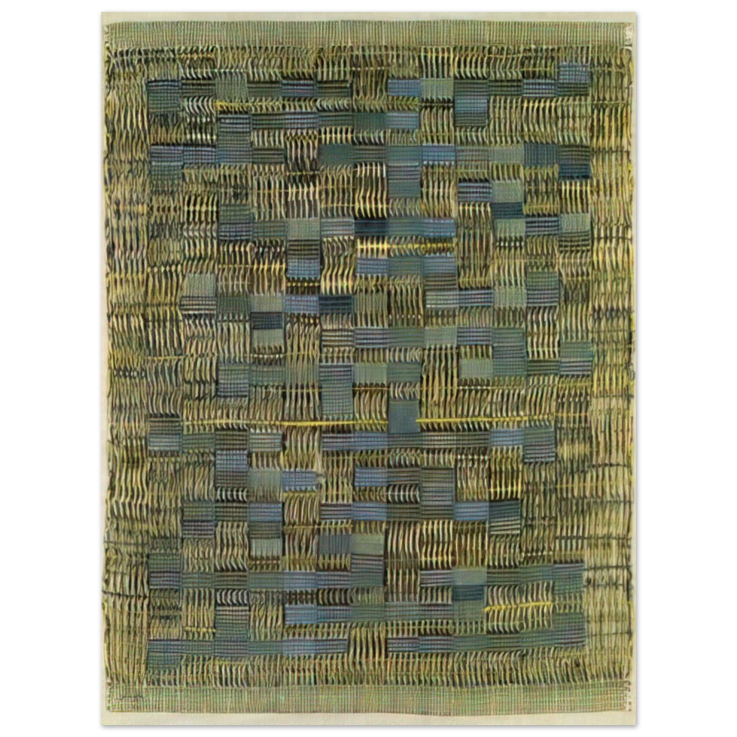 Anni Albers - TIKAL 1958  75x100 cm / 30x40inches Fine Art Poster