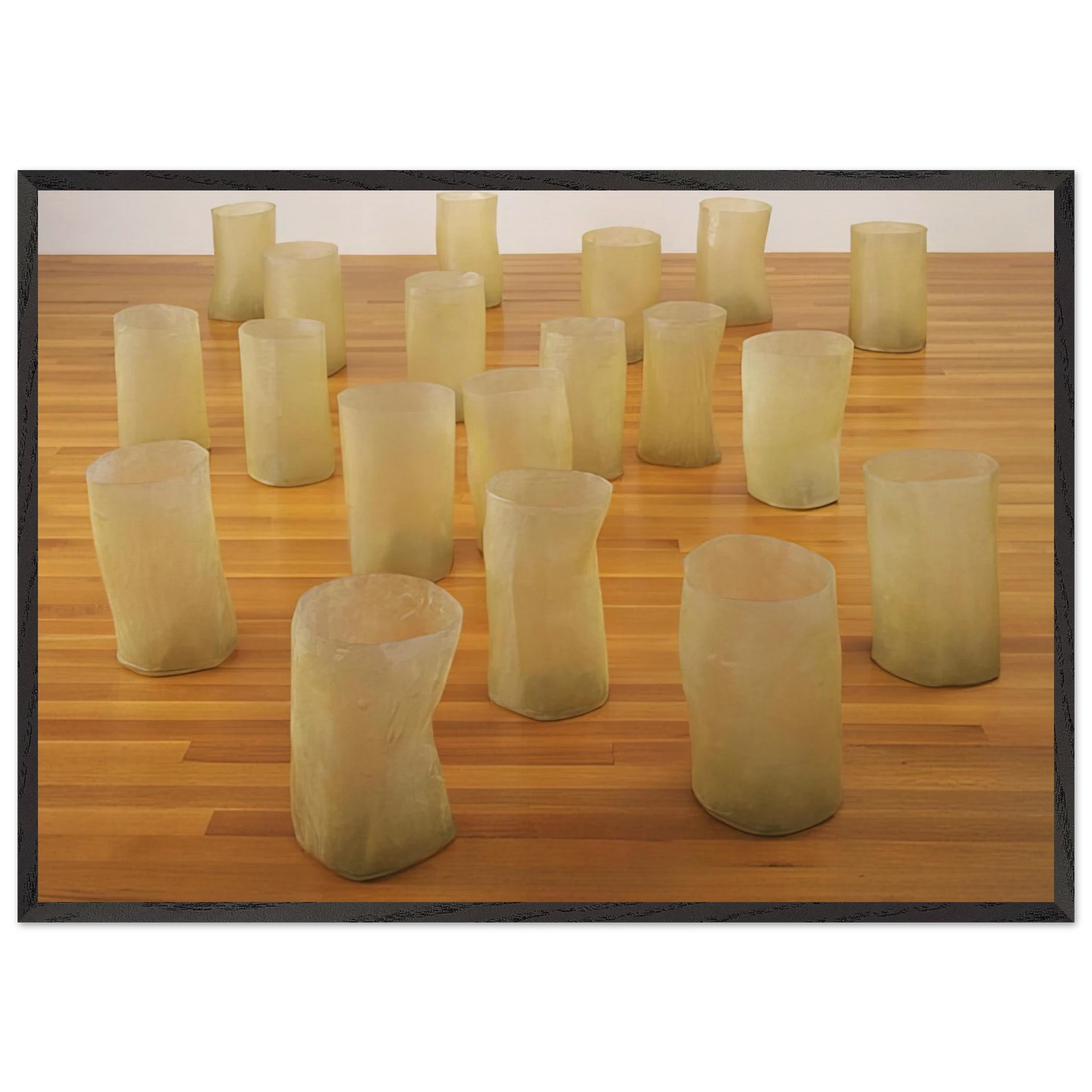 REPETITION NINETEEN III 1968 - Eva Hesse 70x100 cm / 28x40 inches Framed Art Print – Black Wooden Frame